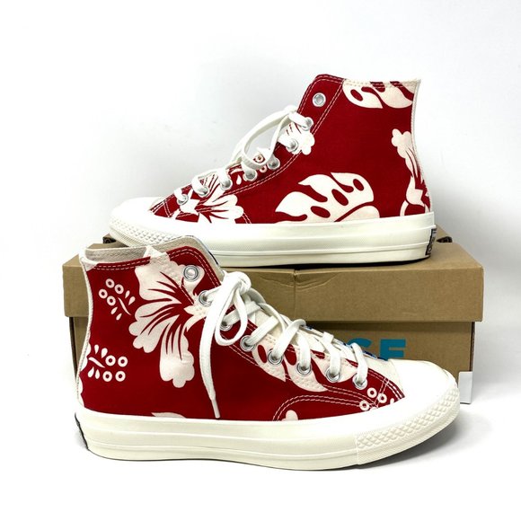 CONVERSE Women 170667C-RB  X BEYOND CTAS HI 70 Retro Alona Blue Red Canvas Sneak - Picture 3 of 11